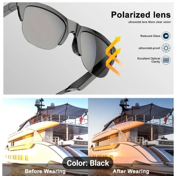 Smart Glasses☆Wireless Headset Glasses - Picture 3 of 11